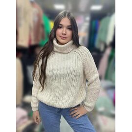 Светр жіночий JL434 beige р.one size "Julia" недорого оптом від прямого постачальника
