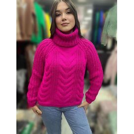 Светр жіночий JL435 crimson р.one size "Julia" недорого оптом від прямого постачальника