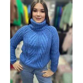 Светр жіночий JL437 blue р.one size "Julia" недорого оптом від прямого постачальника