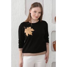 Светр жіночий JL452 black р.52-54 "Julia" недорого оптом від прямого постачальника