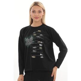 Светр жіночий JL513 black р.50-52 "Julia" недорого оптом від прямого постачальника