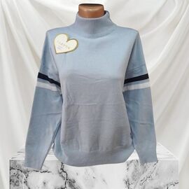 Светр жіночий JL534 l.blue р.50-52 "Julia" недорого оптом від прямого постачальника