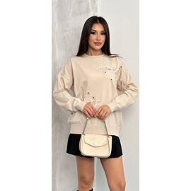 Светр жіночий JL603 beige р.52-54 "Julia" недорого оптом від прямого постачальника
