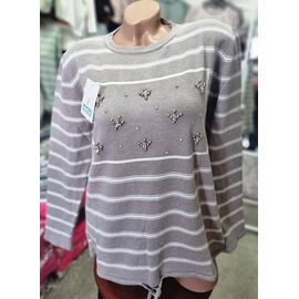 Светр жіночий JL610 grey р.52-54 "Julia" недорого оптом від прямого постачальника