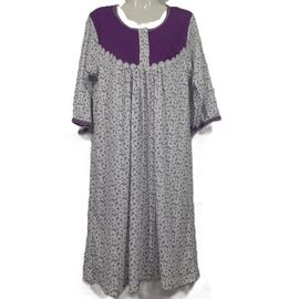 Фотография Ночнушка женская A197 l.grey-violet р.52-62 "Akvarel" недорого оптом от прямого поставщика