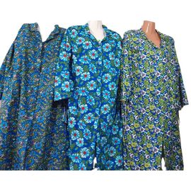 Халат жіночий теплий A201 l.blue р.48-64 "Akvarel" недорого оптом від прямого постачальника