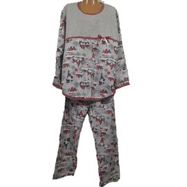 Піжама тепла жіноча A195 grey р.50-60 "Akvarel" недорого оптом від прямого постачальника