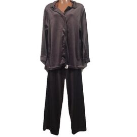 Піжама тепла жіноча A208 brown р.50-60 "Akvarel" недорого оптом від прямого постачальника