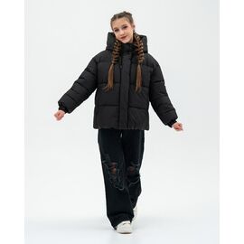 Курка дитяча зимова на дівчинку ANITA black р.38-42 "Moda school" недорого оптом від прямого постачальника