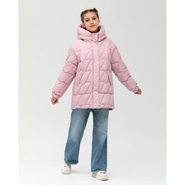 Курка дитяча зимова на дівчинку NAOMY pink р.30-40 "Moda school" недорого оптом від прямого постачальника