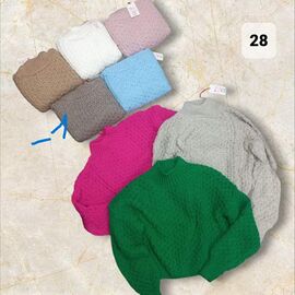 Светр жіночий 28-1 mokko р.48-50 "Julia" недорого оптом від прямого постачальника