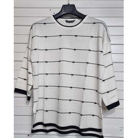 Светр жіночий JL621 white р.52-54 "Julia" недорого оптом від прямого постачальника