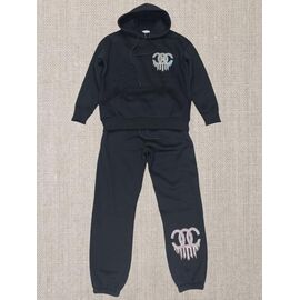 Костюм спортивний жіночий JL631 black р.52-54 "Julia" недорого оптом від прямого постачальника