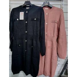 Сукня тепла жіноча JL641 black р.48-52 "Julia" недорого оптом від прямого постачальника