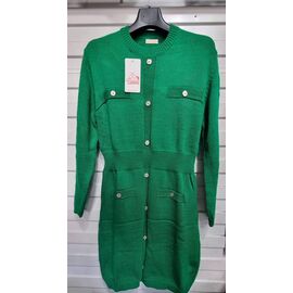 Сукня тепла жіноча JL644 green р.48-52 "Julia" недорого оптом від прямого постачальника