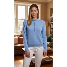 Светр жіночий JL698 l.blue р.48-52 "Julia" недорого оптом від прямого постачальника