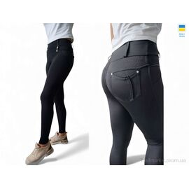 Лосінси жіночі Весна/осінь 5471 чорний (4 шт. р.сіткаS-XL) "Margo" недорого оптом від прямого постачальника