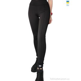 Лосінси жіночі Зима 7819 фліс чорний (4 шт. р.сіткаS-XL) "Margo" недорого оптом від прямого постачальника