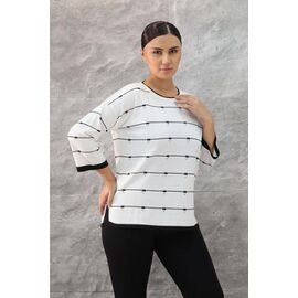 Светр жіночий JL817 white р.52-54 "Julia" недорого оптом від прямого постачальника