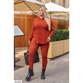 Костюм жіночий великі розміри з лосинами р.50-52;54-56;58-60;62-64 (6кол.) "LETTI" купити недорого від прямого постачальника