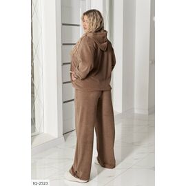Фотография Женский прогулочный костюм со штанами большие размеры р.50-52;54-56;58-60;62-64 "LETTI" купить недорого от прямого поставщика
