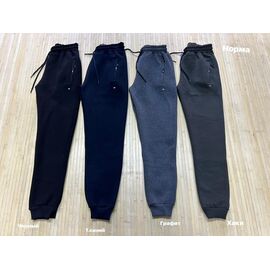 Штани спортивні чоловічі утеплені NW885 d.grey р.M-2XL "Navas" недорого оптом від прямого постачальника