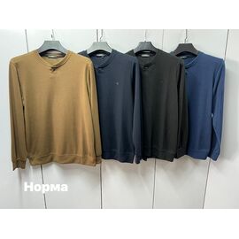 Светр чоловічий 1714 black р.L-3XL "Navas" недорого оптом від прямого постачальника