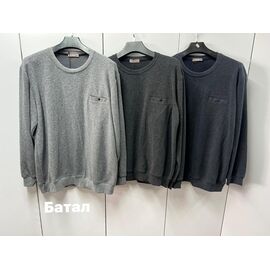 Светр чоловічий 27-32 l.grey р.4XL-7XL "Navas" недорого оптом від прямого постачальника