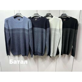 Светр чоловічий 71105-1 beige р.3XL-5XL "Navas" недорого оптом від прямого постачальника