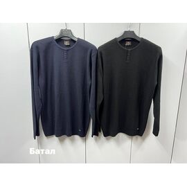 Светр чоловічий 71115-1 black р.3XL-5XL "Navas" недорого оптом від прямого постачальника