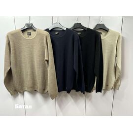 Светр чоловічий 72150-1 d.beige р.3XL-5XL "Navas" недорого оптом від прямого постачальника