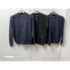 Фотография Кофта мужская NW411 grey р.L-2XL "Navas" недорого оптом от прямого поставщика