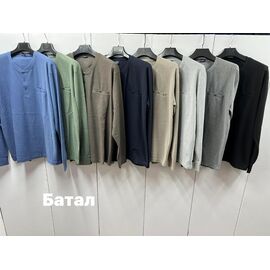 Светр чоловічий NW439 l.blue р.3XL-6XL "Navas" недорого оптом від прямого постачальника