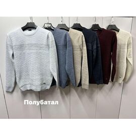 Фотография Свитер мужской NW473 wine р.L-2XL "Navas" недорого оптом от прямого поставщика