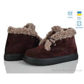 Черевики жіночі стильні Зима Кіра шок.в.м. (7 пар р.36-42) "Golden Natali" недорого оптом від прямого постачальника