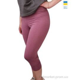 Фотография Капри женские Лето 060 пудра (4 шт. р.сетка XL-4XL) "Sport style" недорого оптом от прямого поставщика