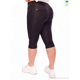 Фотография Капри женские Лето 054 чорний (4 шт. р.сетка XL-4XL) "Sport style" недорого оптом от прямого поставщика