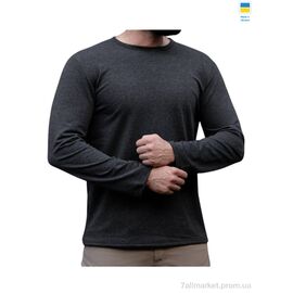 Батник чоловічий Весна/осінь 44 логслів т.сірий (4 шт. р.сіткаS-XL) "Sport style" недорого оптом від прямого постачальника