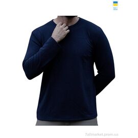 Батник чоловічий Весна/осінь 44 логслів т.синій (4 шт. р.сіткаS-XL) "Sport style" недорого оптом від прямого постачальника