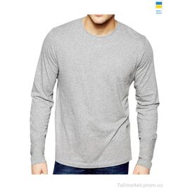 Батник чоловічий Весна/осінь 44 логслів св.сірий (4 шт. р.сіткаS-XL) "Sport style" недорого оптом від прямого постачальника