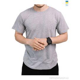 Футболка чоловіча Літо 08 св.сірий (4 шт. р.сіткаM-2XL) "Sport style" недорого оптом від прямого постачальника