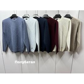 Светр чоловічий NW504 wine р.L-2XL "Navas" недорого оптом від прямого постачальника