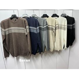 Светр чоловічий NW517 d.beige р.3XL-5XL "Navas" недорого оптом від прямого постачальника