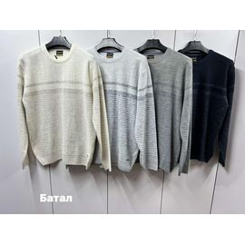 Светр чоловічий NW521 l.grey р.3XL-5XL "Navas" недорого оптом від прямого постачальника