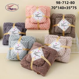 Фотография Полотенце 98-712-80(70*140/35*75) р.70*140 "Koloco" недорого оптом от прямого поставщика