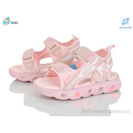 Фотография Босоножки детские летние Лето L603-2-6 LED (8 пар р.26-31) "BBT" недорого оптом от прямого поставщика