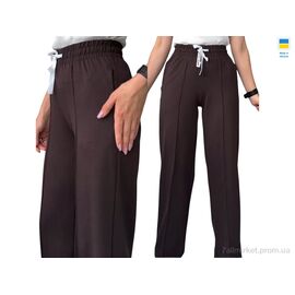 Фотография Спортивные брюки женские Весна/осень 1048 шоколад (4 шт. р.сетка S-XL) "Sport style" недорого оптом от прямого поставщика