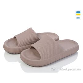 Фотография Шлепки женские облегченные Лето Крок С88 коричневий (6 пар р.36-41) "Vladimir" недорого оптом от прямого поставщика