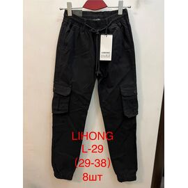 Фотография Штаны мужские L29 black р.29-38 "Lihong" недорого оптом от прямого поставщика