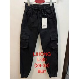 Фотография Штаны мужские L30 black р.29-38 "Lihong" недорого оптом от прямого поставщика